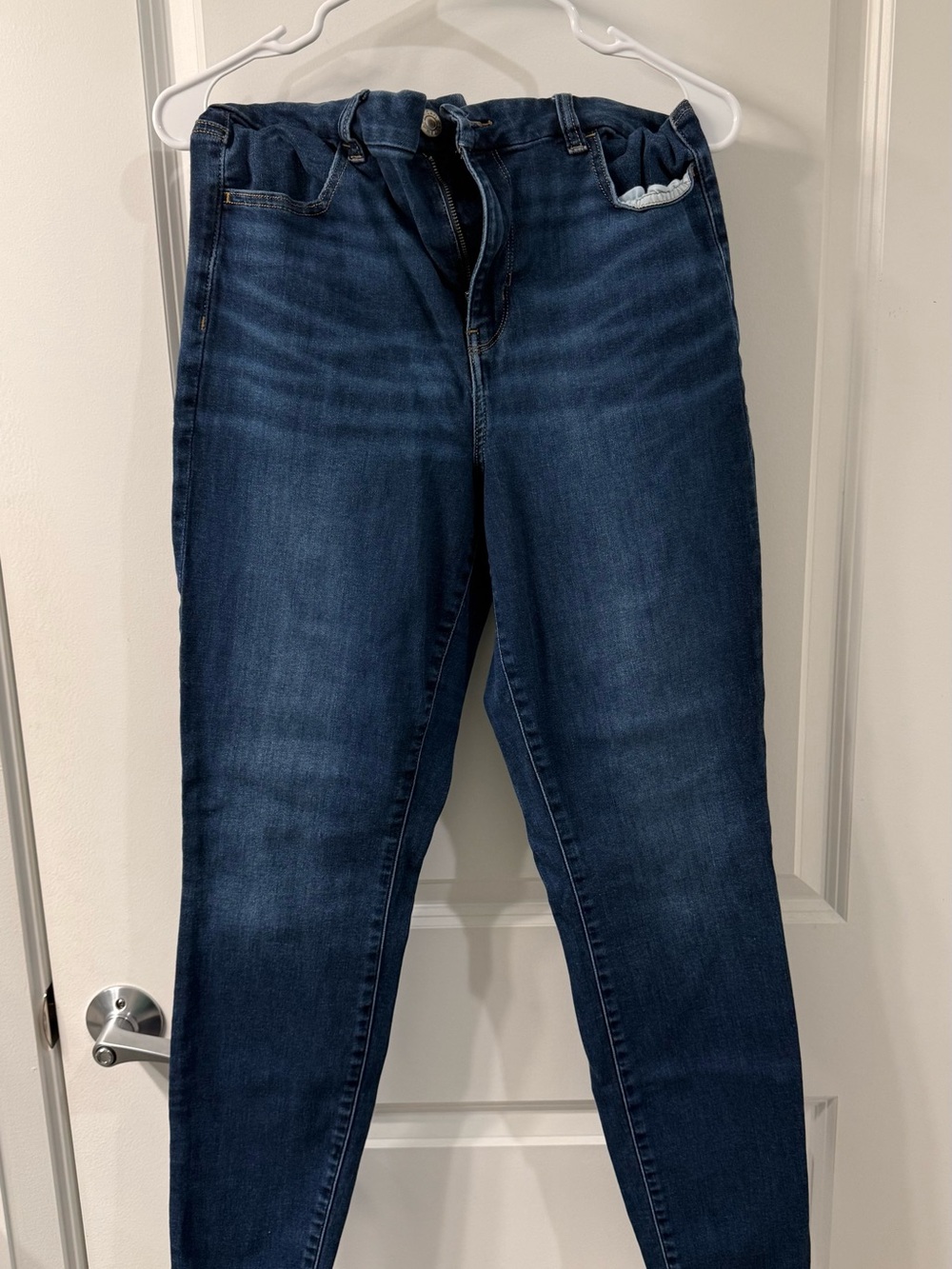 American Eagle Dark Wash Curvy High-Rise Jegging